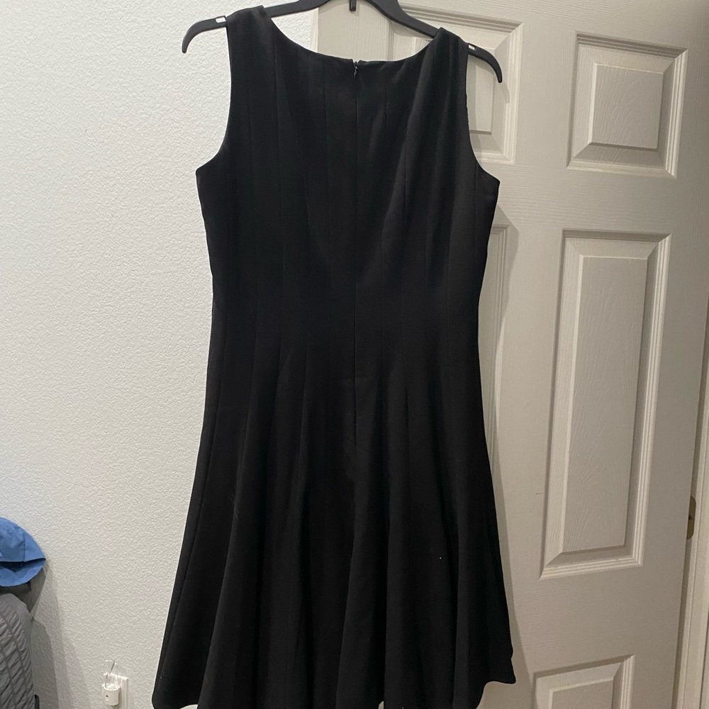 Calvin Klein sleeveless black dress Lined, size 14